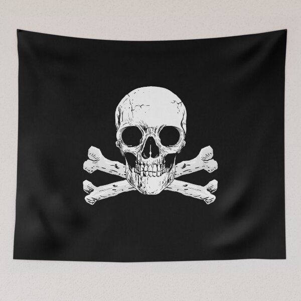 Item preview, Skull and Crossbones - pirate, crossbones, bones, funny, skeleton designed and sold by Creative  Tagging.