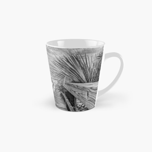 Boardwalk to the Beach B&W Tall Mug