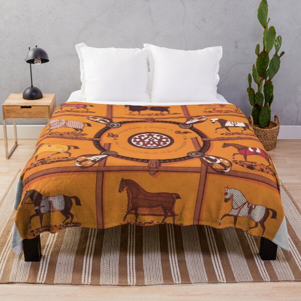 pattern horse 22 Throw Blanket
