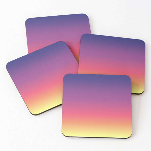 Item preview, Clear Sky series : Purple Magenta Orange Yellow Sunrise Gradient designed and sold by Thecolorschemer.