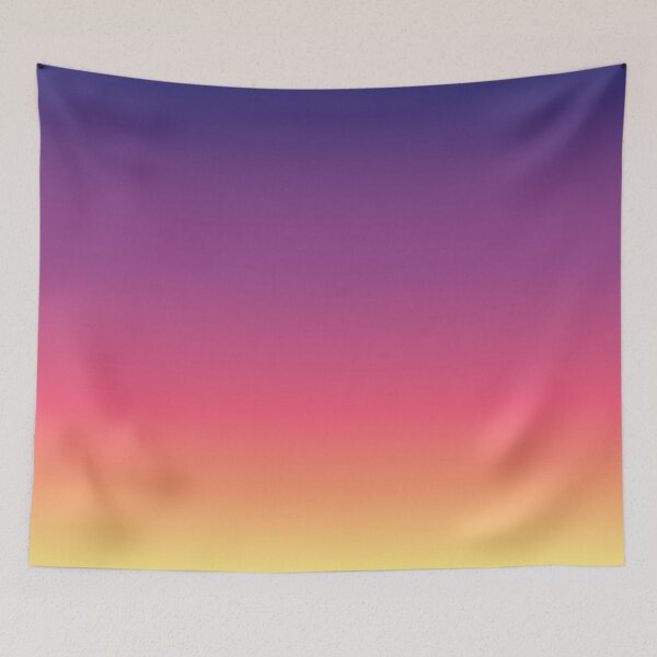 Item preview, Clear Sky series : Purple Magenta Orange Yellow Sunrise Gradient designed and sold by Thecolorschemer.