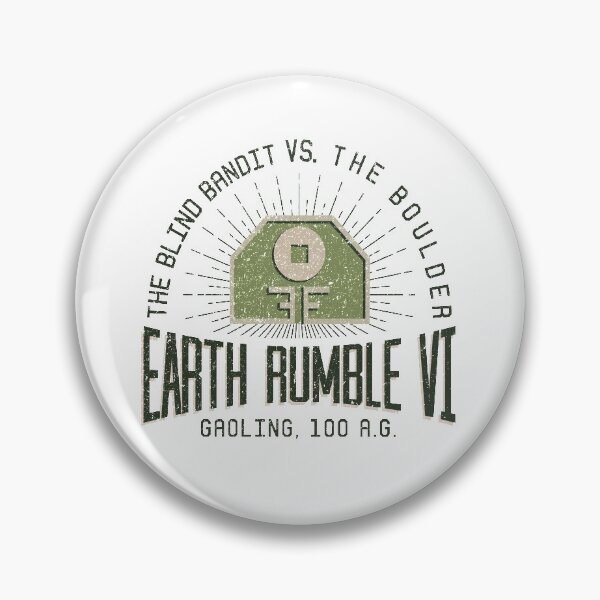 Item preview, The Blind Bandit vs. The Boulder "Earth Rumble VI" designed and sold by kuezart.