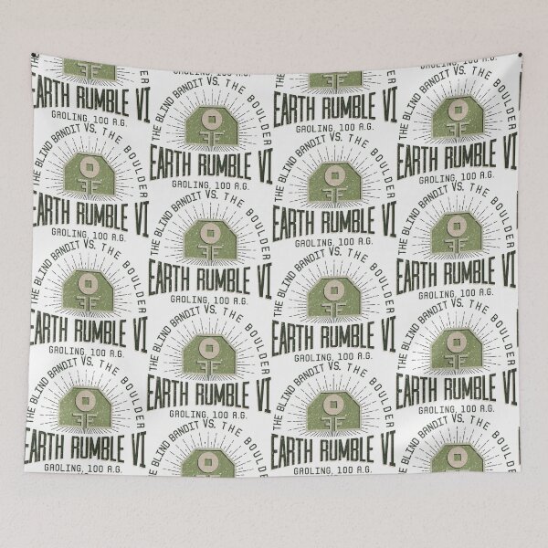 Item preview, The Blind Bandit vs. The Boulder "Earth Rumble VI" designed and sold by kuezart.