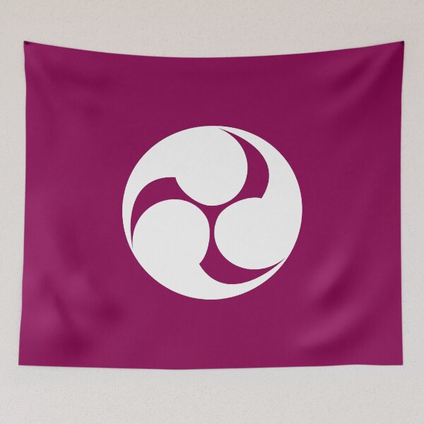 Item preview, Uesugi Kamon/Mon White/Dark Red designed and sold by JollyImp.
