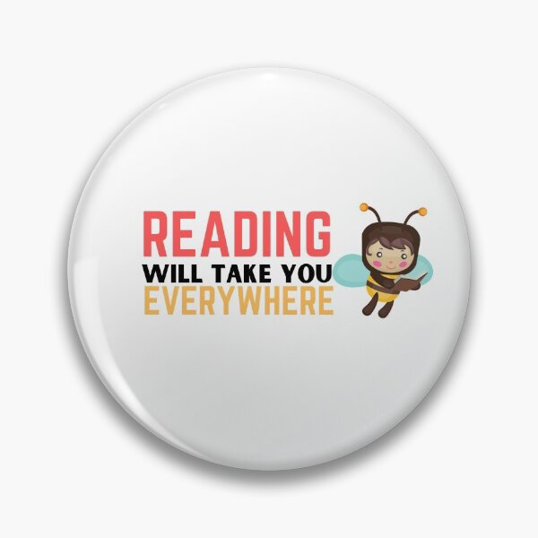 Item preview, Reading will take you everywhere funny reading quotes designed and sold by OneTimeEngineer.