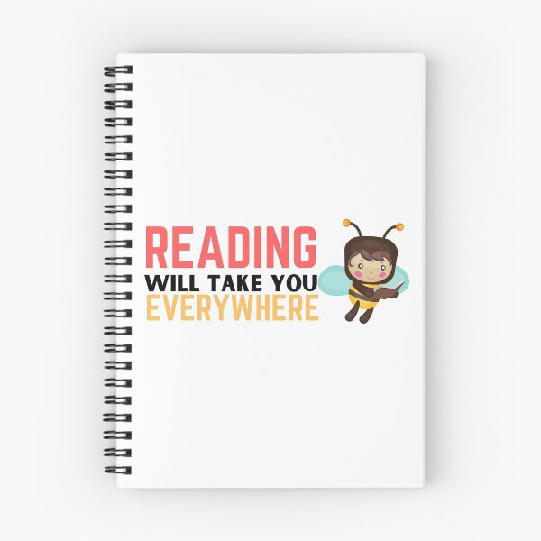 Item preview, Reading will take you everywhere funny reading quotes designed and sold by OneTimeEngineer.