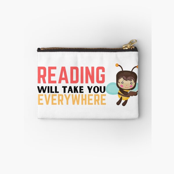 Item preview, Reading will take you everywhere funny reading quotes designed and sold by OneTimeEngineer.