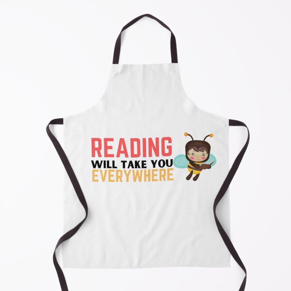 Item preview, Reading will take you everywhere funny reading quotes designed and sold by OneTimeEngineer.