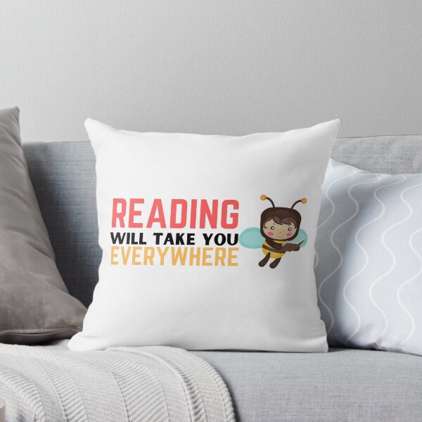 Item preview, Reading will take you everywhere funny reading quotes designed and sold by OneTimeEngineer.