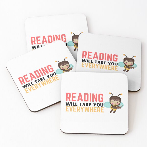 Item preview, Reading will take you everywhere funny reading quotes designed and sold by OneTimeEngineer.
