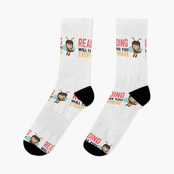 Item preview, Reading will take you everywhere funny reading quotes designed and sold by OneTimeEngineer.