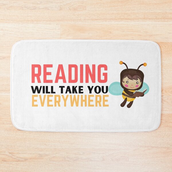 Item preview, Reading will take you everywhere funny reading quotes designed and sold by OneTimeEngineer.