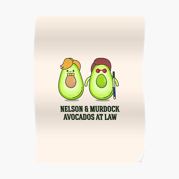Avocados At Law Posters Redbubble