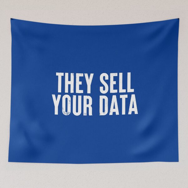 Item preview, They Sell Your Data Anti Social Media Movement #03 designed and sold by SalahBlt.