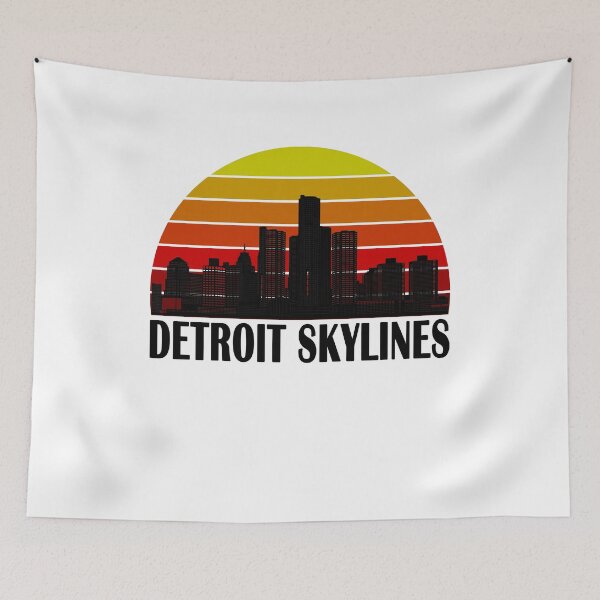 Item preview, DETROIT CITY SKYSCRAPER SKYLINES designed and sold by yasmh.