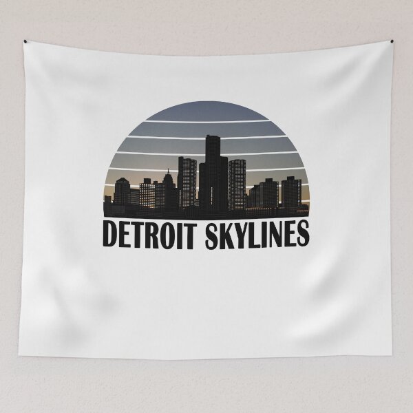 Item preview, DETROIT CITY SKYSCRAPER SKYLINES designed and sold by yasmh.