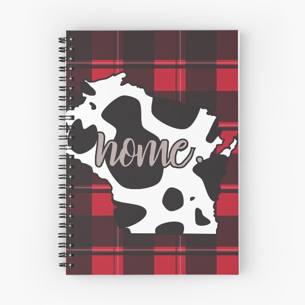 Item preview, Inicio - Wisconsin, Red Buffalo Check Plaid Cow Print designed and sold by KarlieDesign.