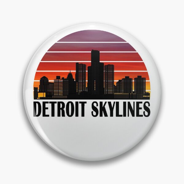 Item preview, DETROIT CITY SKYSCRAPER SKYLINES designed and sold by yasmh.