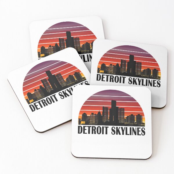 Item preview, DETROIT CITY SKYSCRAPER SKYLINES designed and sold by yasmh.