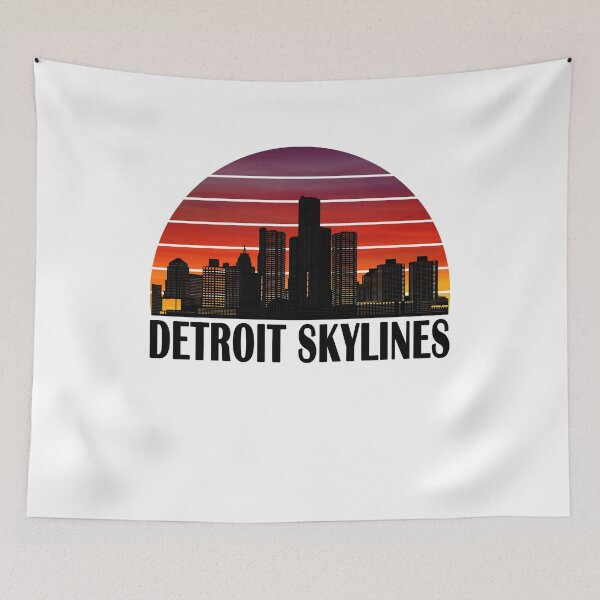 Item preview, DETROIT CITY SKYSCRAPER SKYLINES designed and sold by yasmh.
