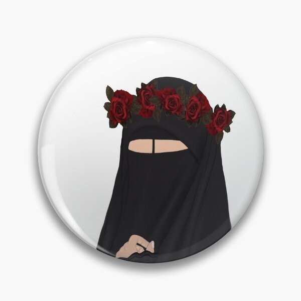 Item preview, Faceless no face niqab woman drawing  designed and sold by Imanitasong.