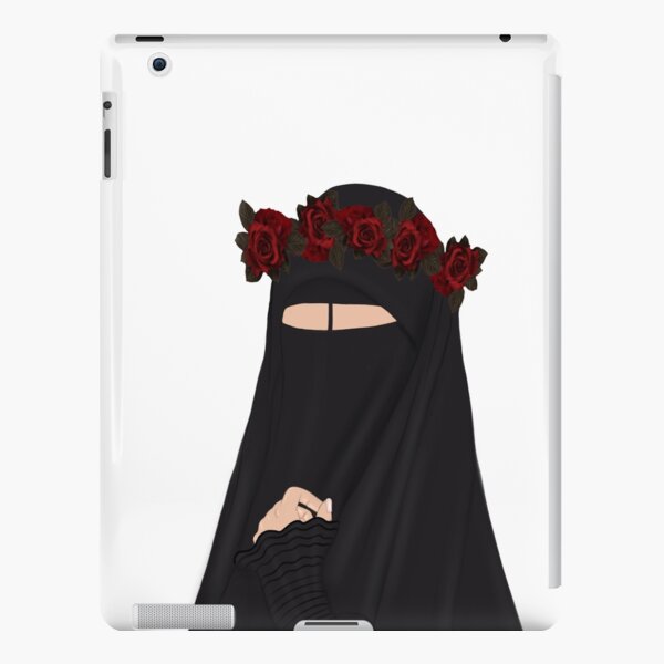 Beautiful Girl in Hijab Cartoon iPad Case & Skin for Sale by MrBadDream