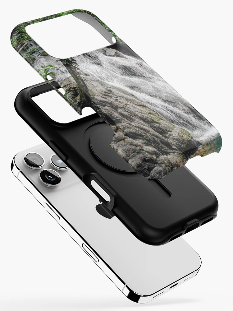Thumbnail 2 of 4, iPhone Case, Waterfall Rocks designed and sold by Kuetspal-Lin.