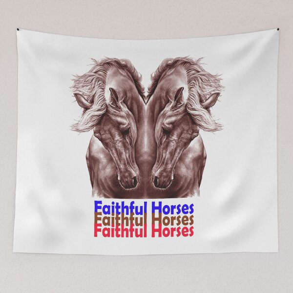 Item preview, faithful Horses designed and sold by noristore.