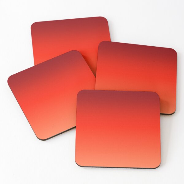Item preview, Clear Sky series : Bright Red Sunset Sky Gradient designed and sold by Thecolorschemer.
