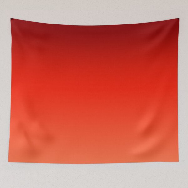 Artikelvorschau, Clear Sky-Serie: Bright Red Sunset Sky Gradient entworfen und verkauft von Thecolorschemer.