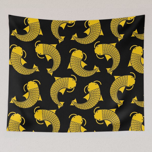 Item preview, Thai Pattern Black Yellow designed and sold by kyds.