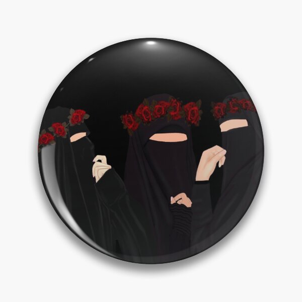 Item preview, Niqab women no face faceless drawing designed and sold by Imanitasong.