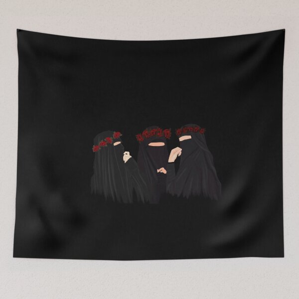 Item preview, Niqab women no face faceless drawing designed and sold by Imanitasong.