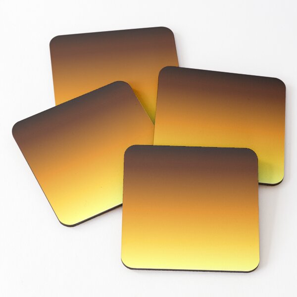 Item preview, Clear Sky series : Golden Yellow Sunset Sky Gradient designed and sold by Thecolorschemer.