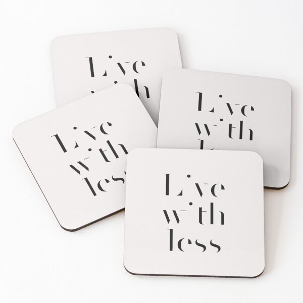 Item preview, Live with less !  designed and sold by Be-Minimalist.