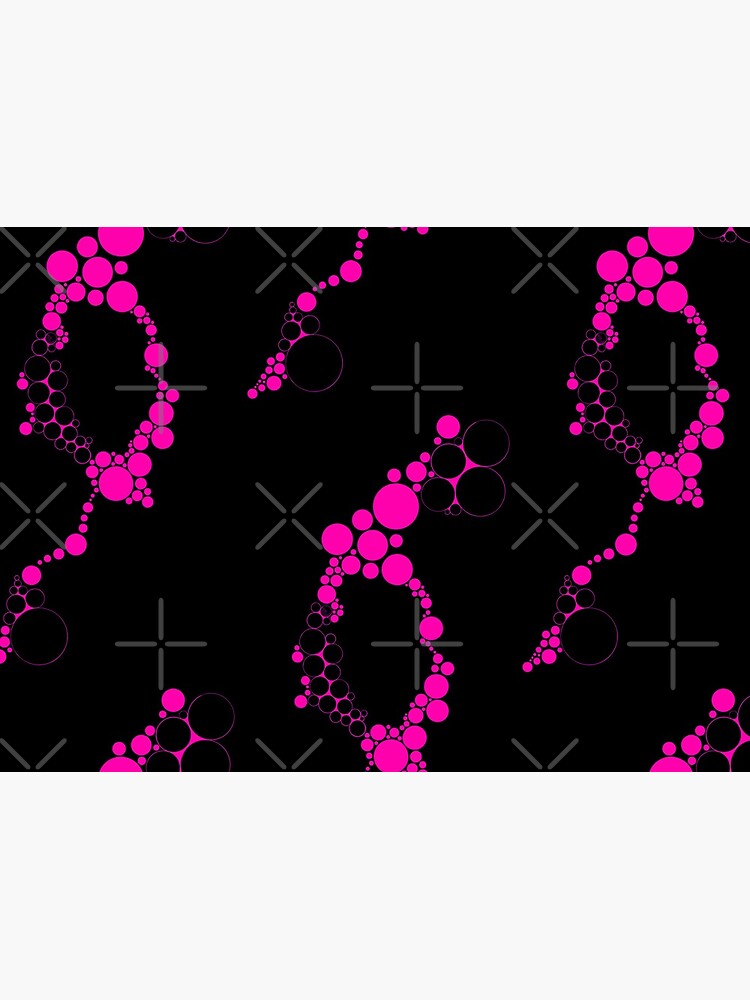 Pink Bubble Circles Abstract by that5280lady