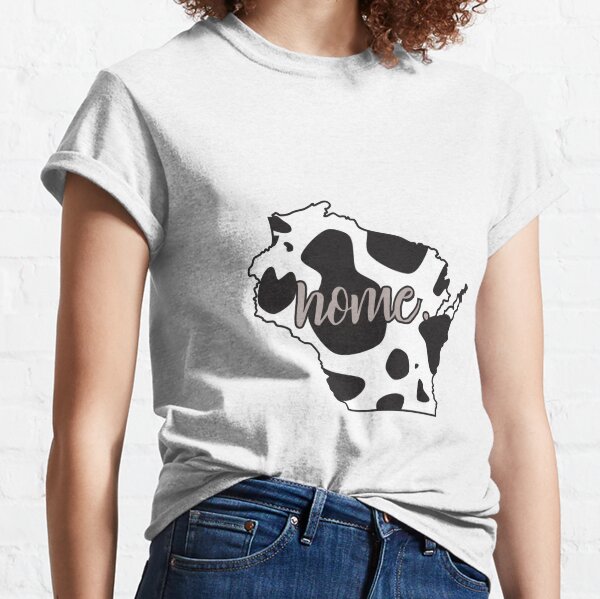 Fun Wisconsin Fencing Cows T-shirt Adult Small 