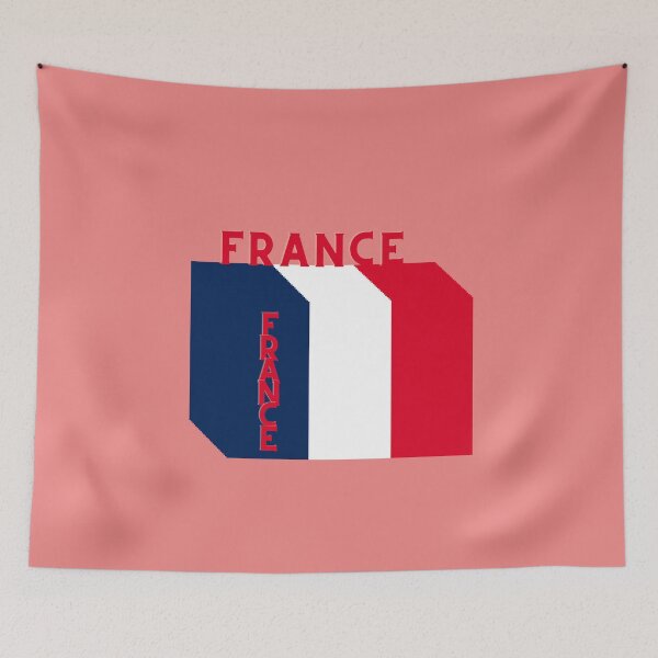 Item preview, Decorated French flag designed and sold by Sara 2000.
