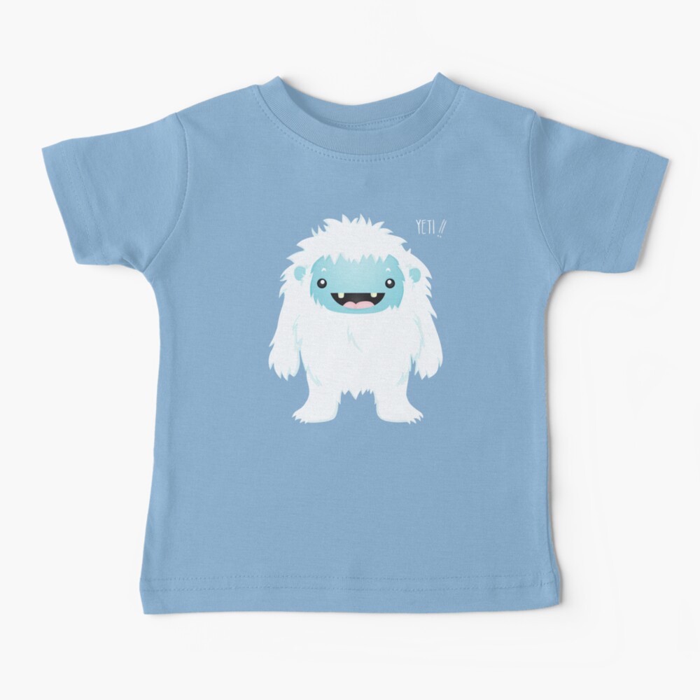 I Was Born Yeti Cute Kids Toddler T-Shirt by Noirty Designs - Pixels