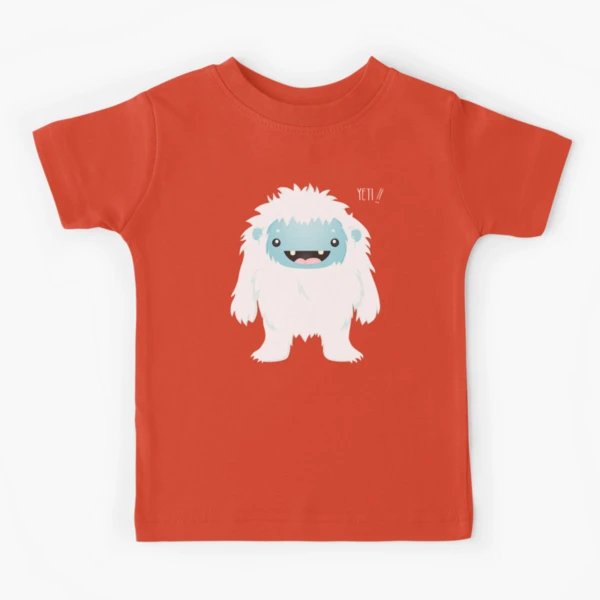 Cute Yeti Kid Cartoon