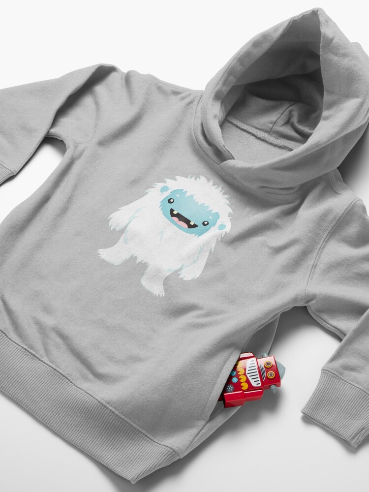 Alternate view of Yeti !! Toddler Pullover Hoodie