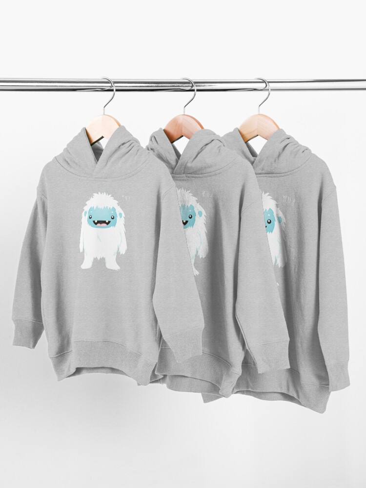 Alternate view of Yeti !! Toddler Pullover Hoodie