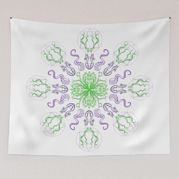 Artikelvorschau, Eldritch Mandala entworfen und verkauft von MareveDesign.