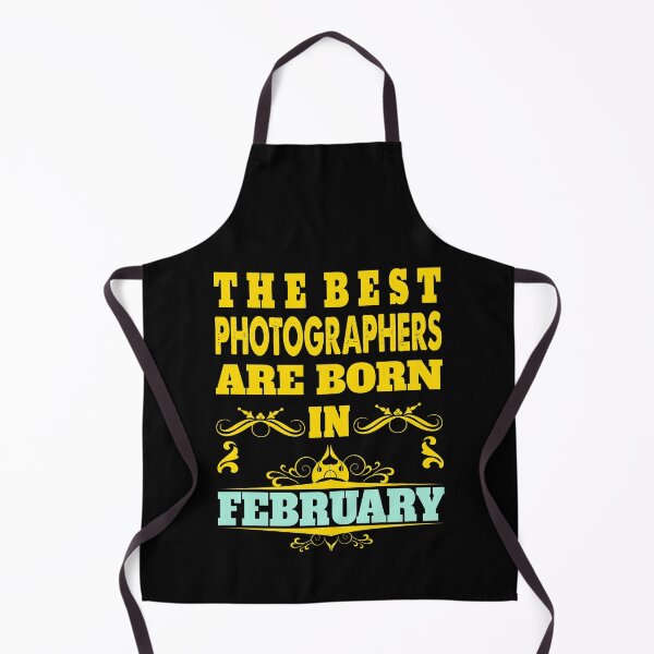 Item preview, The best photographers are born in February designed and sold by PODapparel.