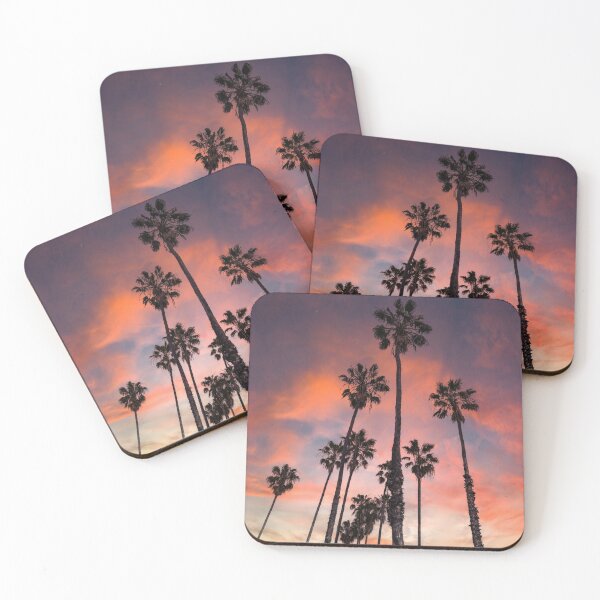 Item preview, Sunset and palm trees designed and sold by Iba.