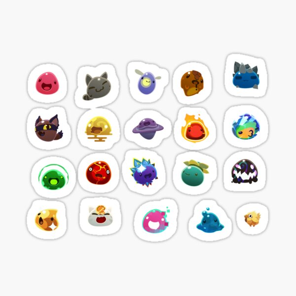 Slime Rancher Stickers Set Pack Glossy Sticker