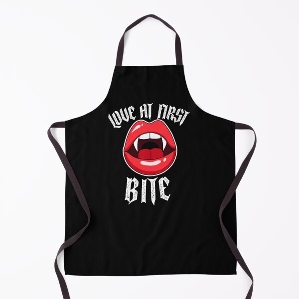 Item preview, LOVE AT FIRST BITE - teeth vampire fangs designed and sold by Creative Tagging.