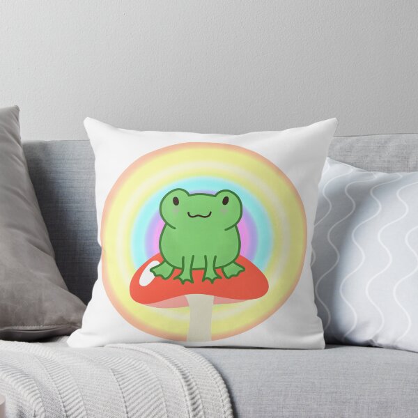 Item preview, rainbow mushroom frog  designed and sold by chricket.