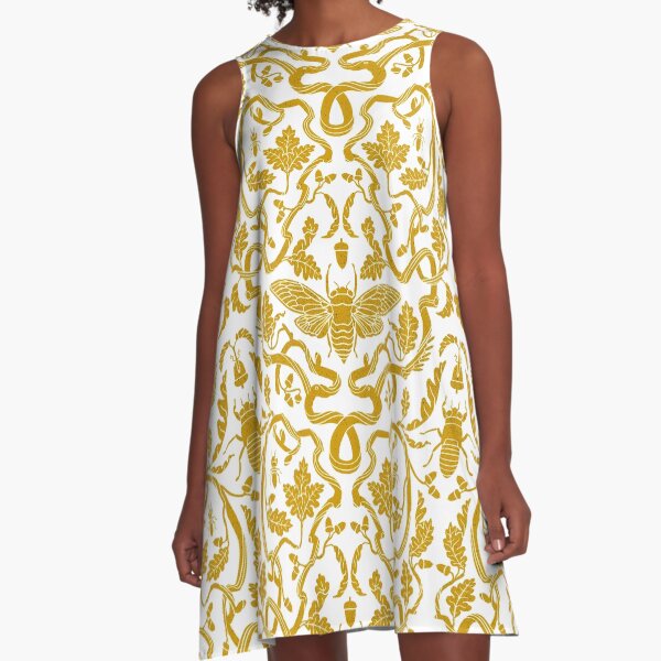 Cicada Oak A-Line Dress