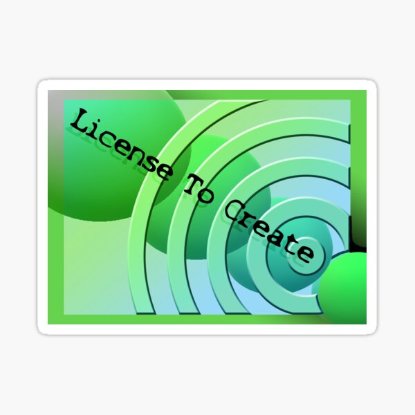 Item preview, License to Create designed and sold by Ian Wylie.